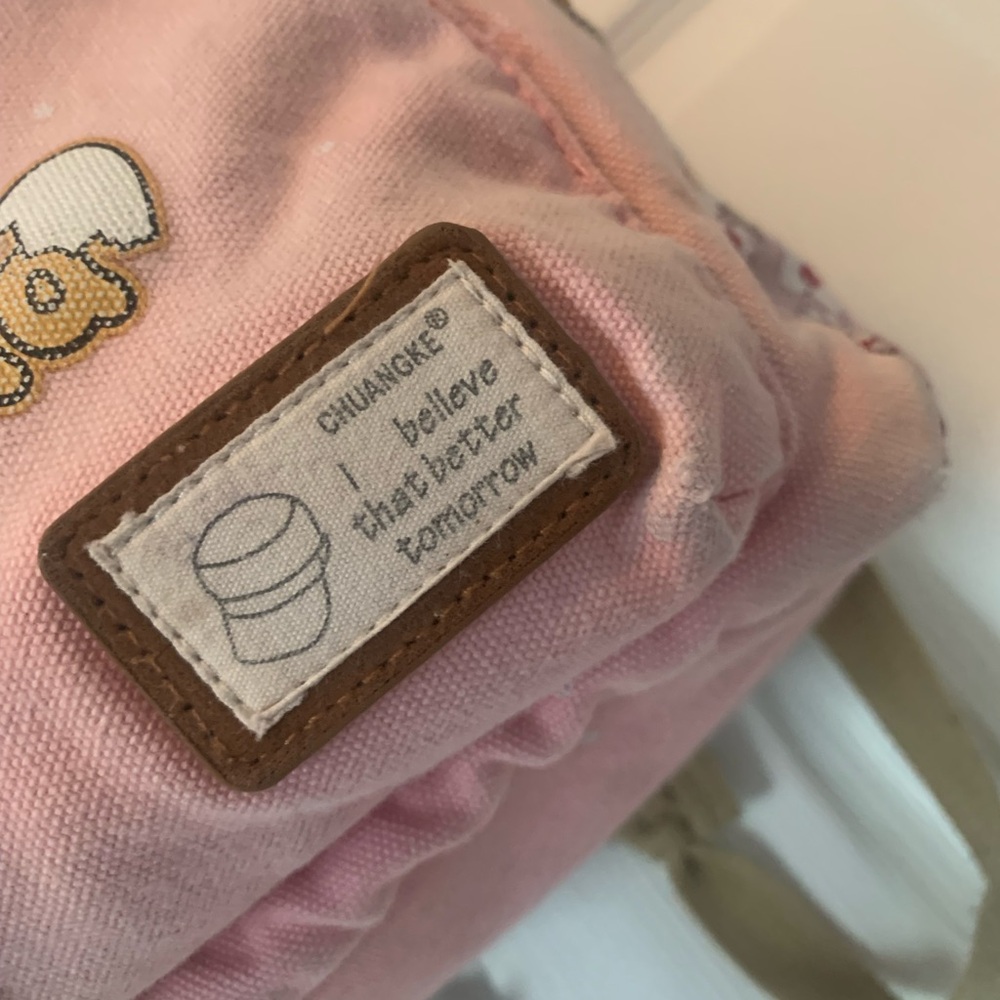Sanrio Pink Gudetama Backpack with Floral Design - Picture 4 of 8